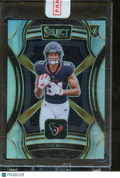Jayden Higgins 2024 Select XRC Silver Prizm Rookie RC Houston Texans