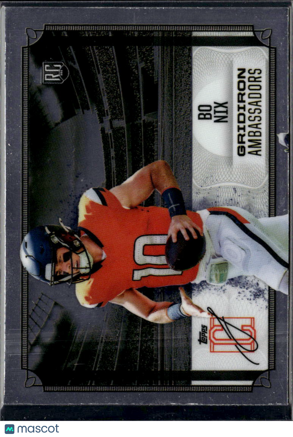 Bo Nix 2025 Topps Signature Class RC Denver Broncos