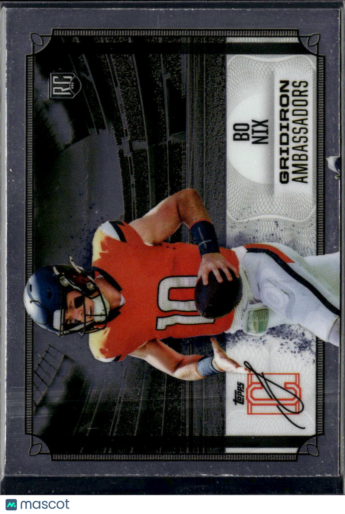 Bo Nix 2025 Topps Signature Class RC Denver Broncos