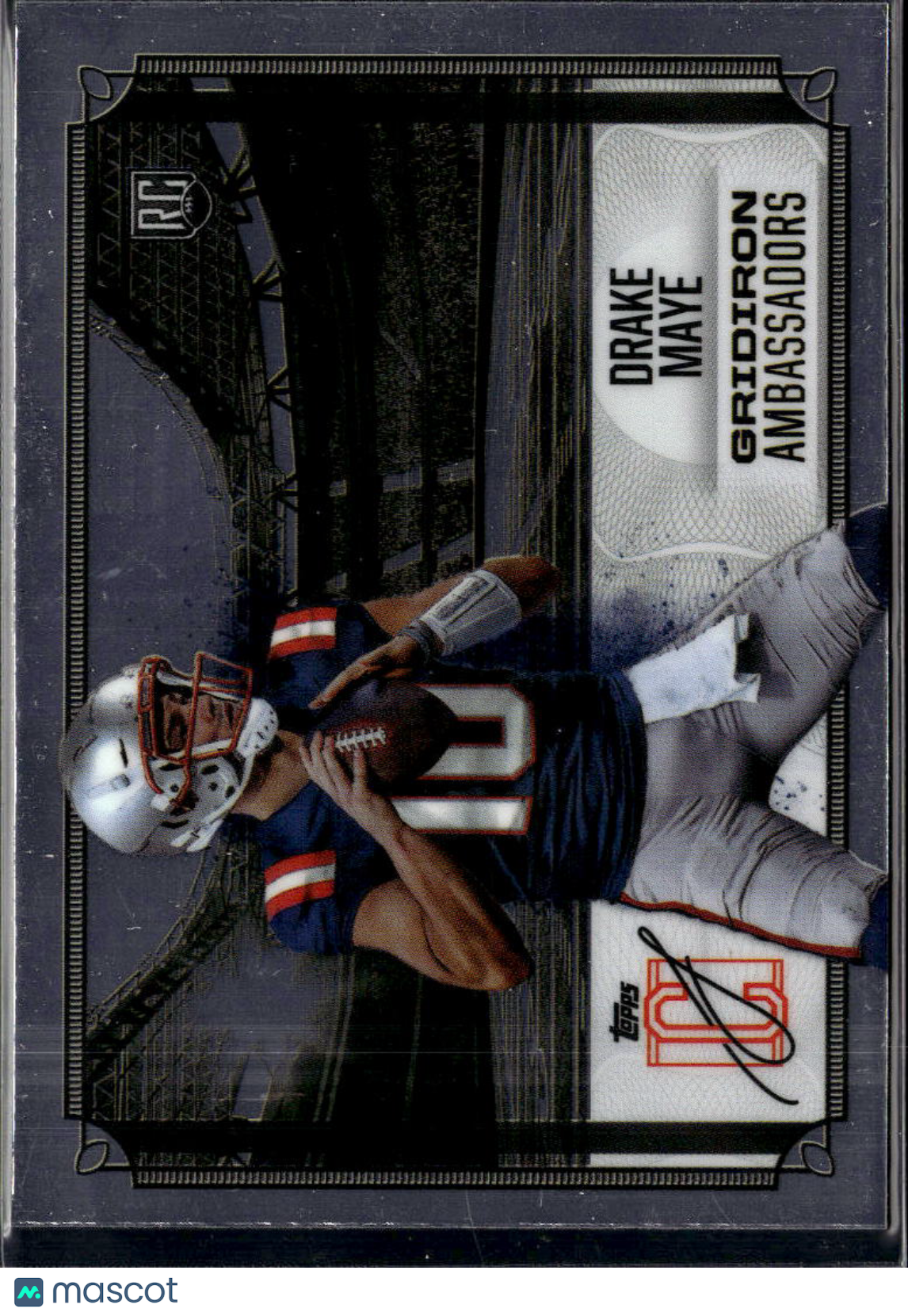 Drake Maye 2025 Topps Signature Class Ambassador RC New England Patriots