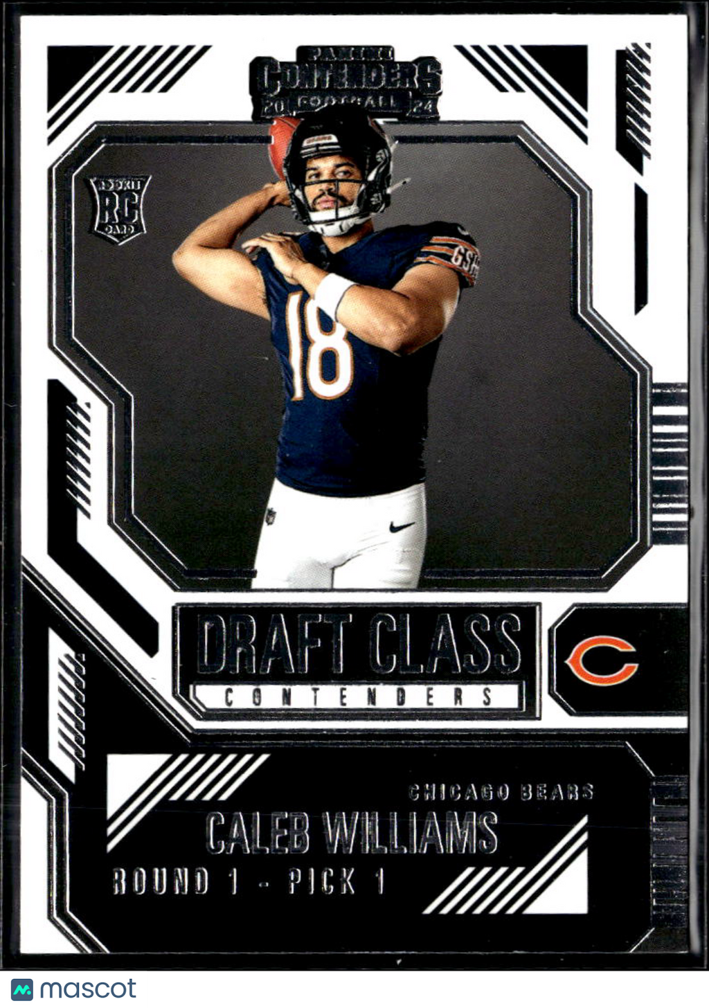 Caleb Williams 2025 Contenders Draft Class Rookie RC Chicago Bears
