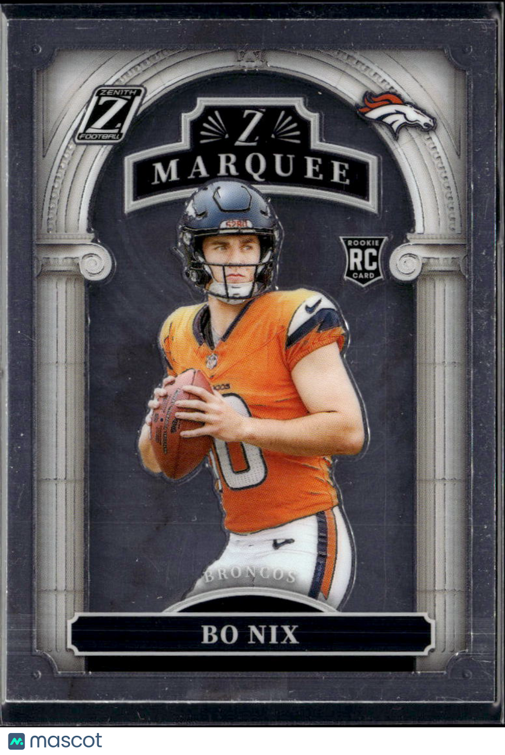 Bo Nix 2024 Panini Zenith Rookie Marquee RC Denver Broncos
