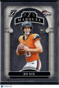 Bo Nix 2024 Panini Zenith Rookie Marquee RC Denver Broncos
