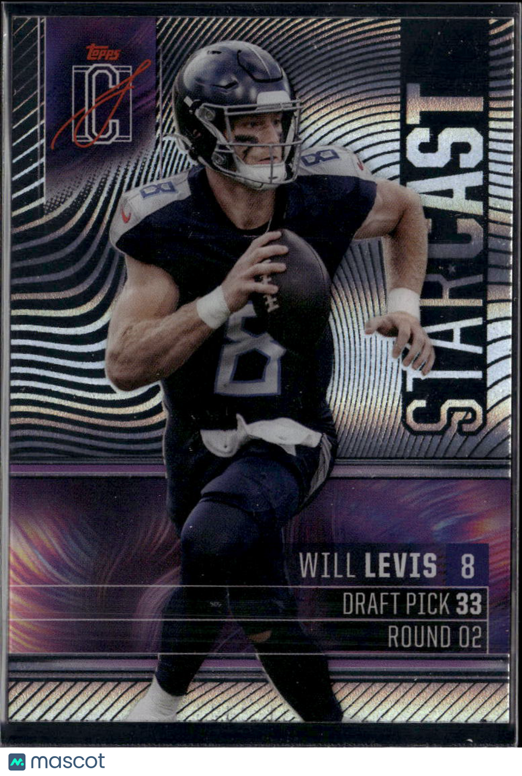 Will Levis 2025 Topps Signature Class Star Cast SSP Tennessee Titans