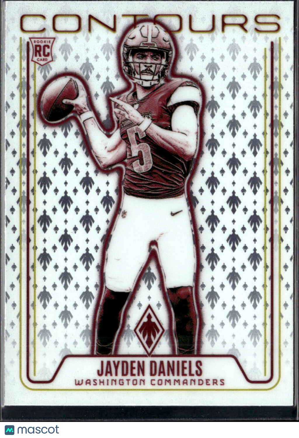 Jayden Daniels 2025 Phoenix Contours Rookie RC Washington Commanders