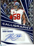 Bobby Okereke 2025 Phoenix Calligraphy Auto Autograph New York Giants