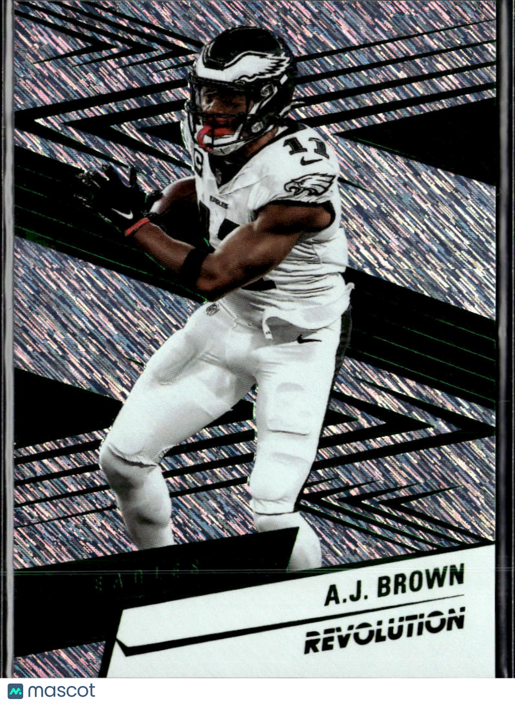 A.J. Brown 2025 Revolution Green Storm /699 Philadelphia Eagles