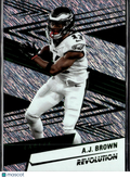 A.J. Brown 2025 Revolution Green Storm /699 Philadelphia Eagles