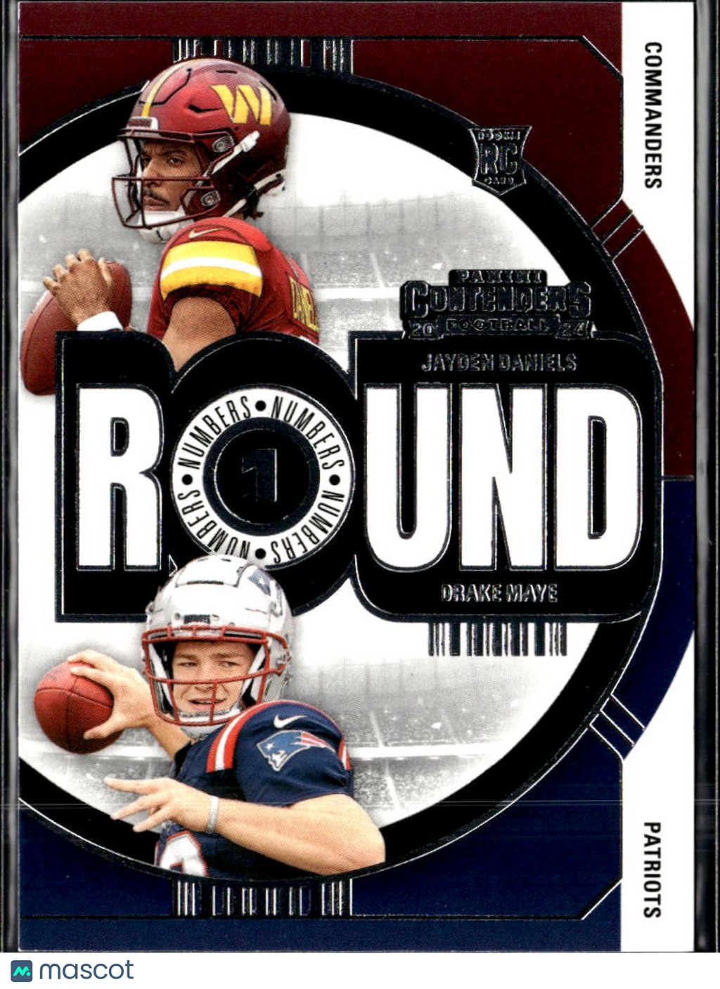 Jayden Daniels Drake Maye 2025 Contenders RC Rookie Patriots Commanders