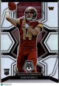 Sam Howell 2022 Mosaic Variation Silver RC Washington Commanders
