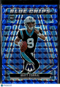 Matt Corral 2022 Mosaic Rookie RC Blue Chips Blue /99 Carolina Panthers