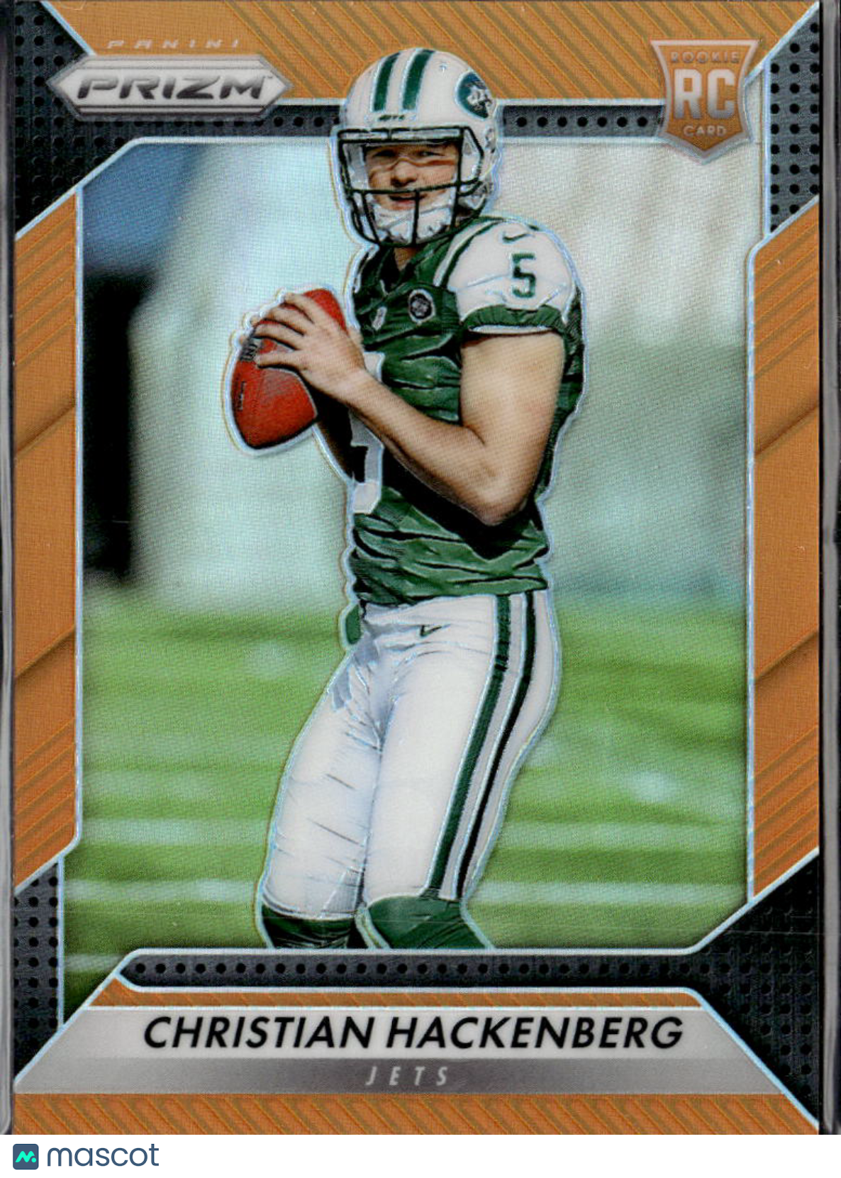 Christian Hackenberg 2016 Panini Prizm RC Orange /299 New York Jets