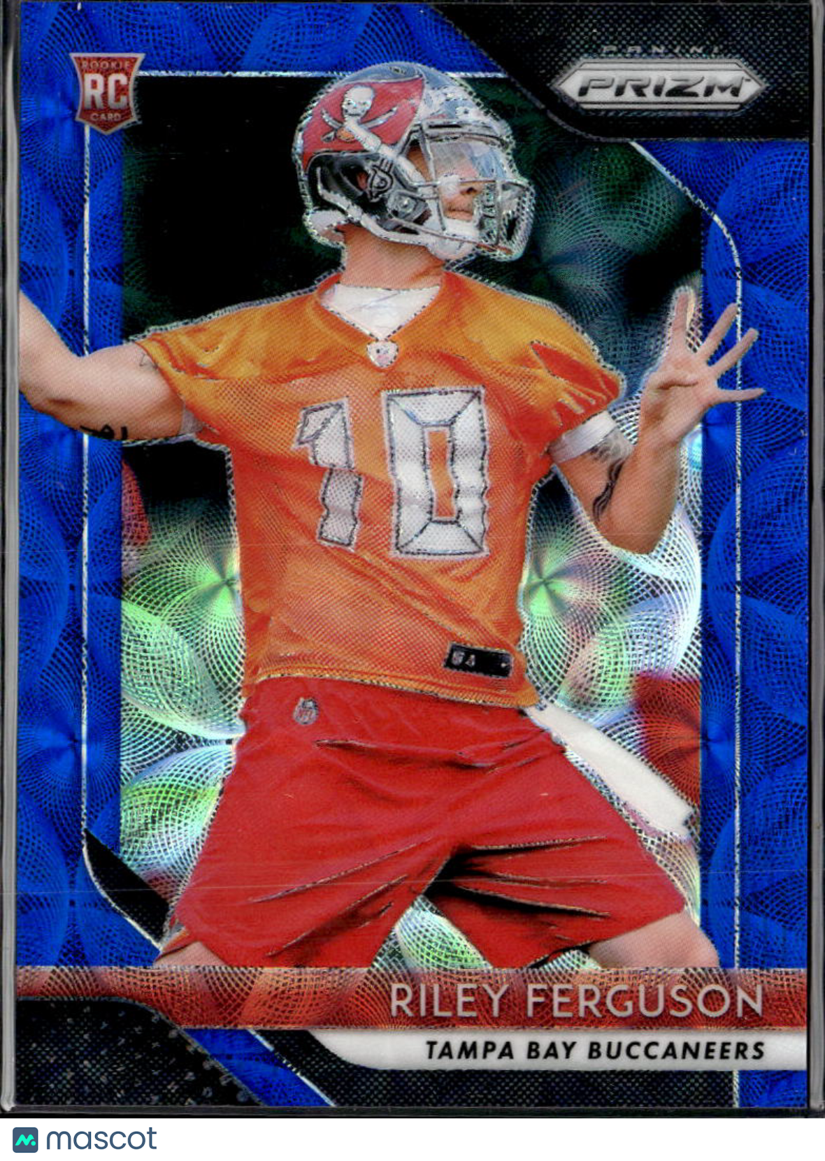 Riley Ferguson 2018 Prizm Blue Scope Rookie RC /99 Tampa Bay Buccaneers