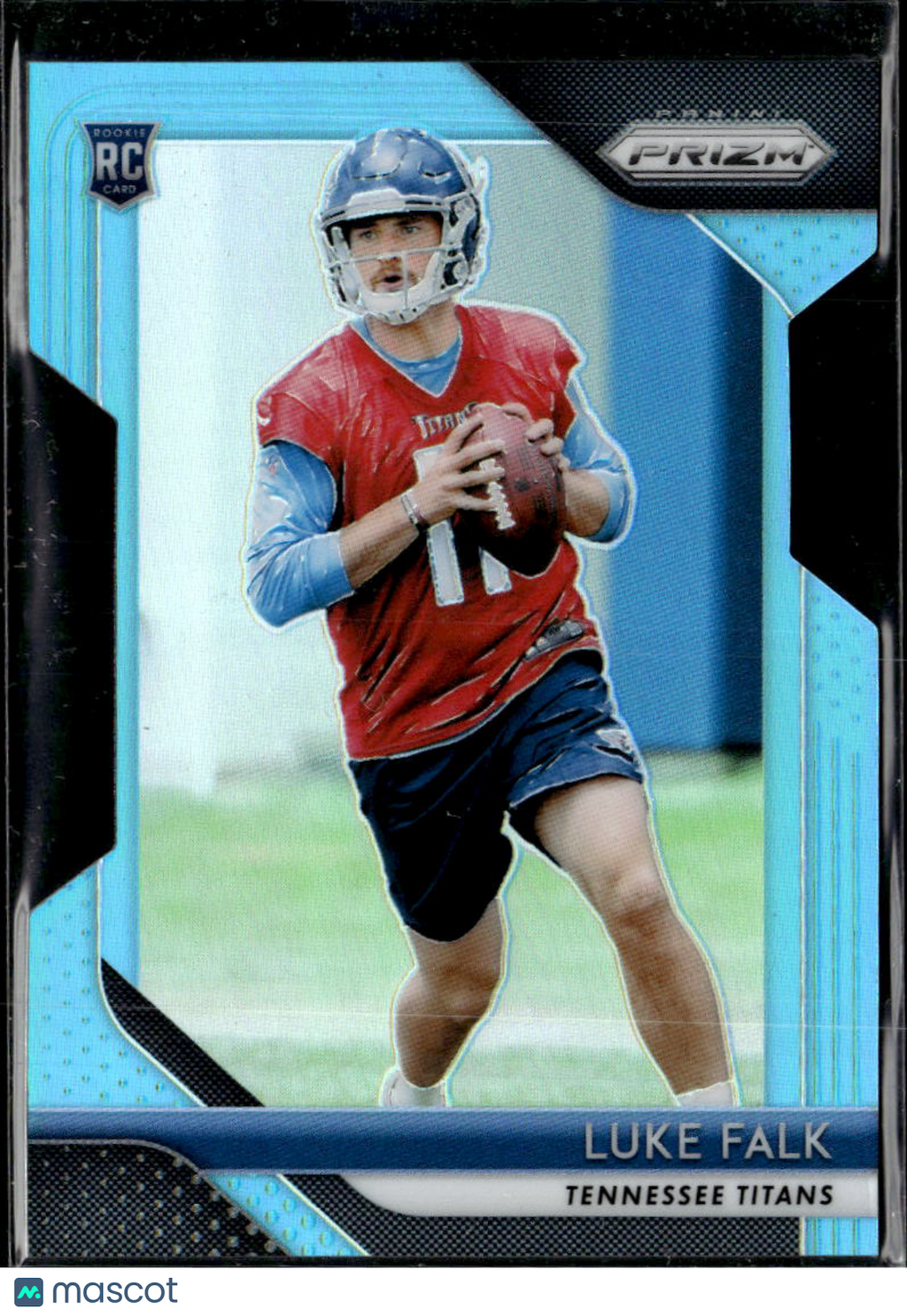Luke Falk 2018 Panini Prizm RC Light Blue /199 Tennessee Titans