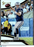 Mike White 2018 Select Field Level Silver Rookie RC Dallas Cowboys