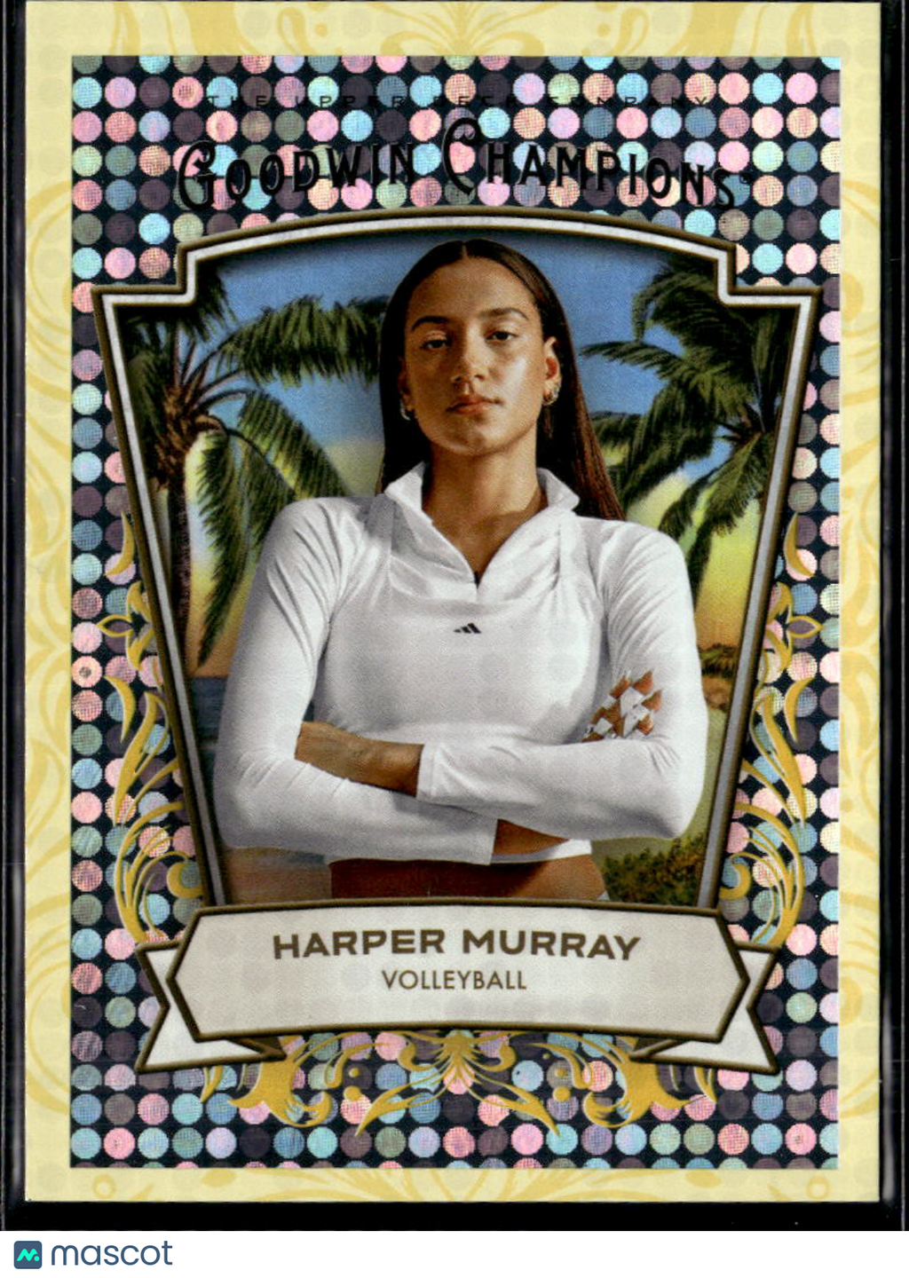 Harper Murray 2026 Upper Deck Goodwin Yellow Circles /199 Nebraska Cornhuskers