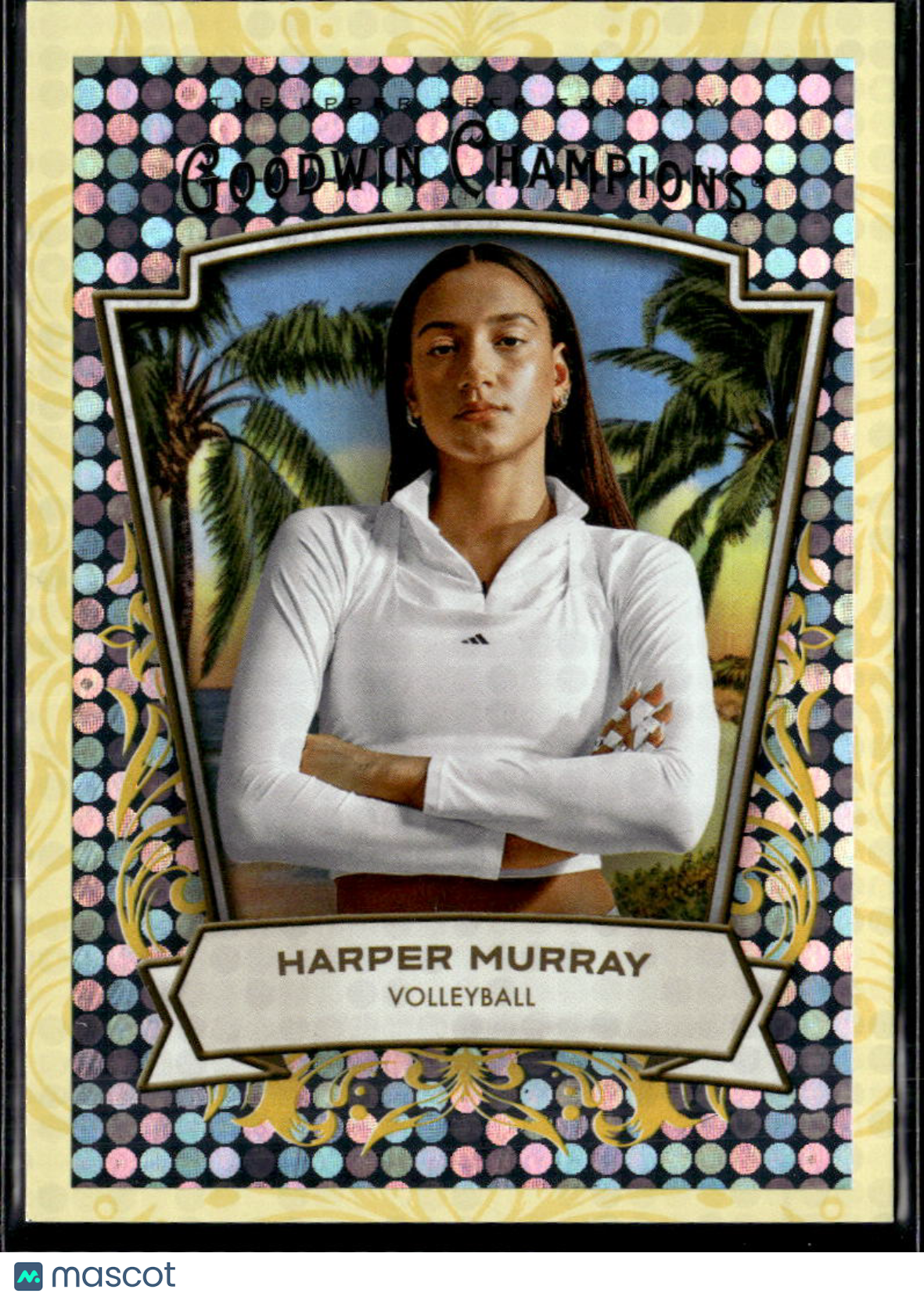 Harper Murray 2026 Upper Deck Goodwin Yellow Circles /199 Nebraska Cornhuskers