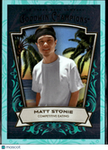 Matt Stonie 2026 Upper Deck Goodwin Champions Blue 312/499 #21