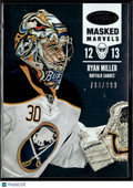 Ryan Miller 2012 Panini Certified Masked Marvels /999 Buffalo Sabres