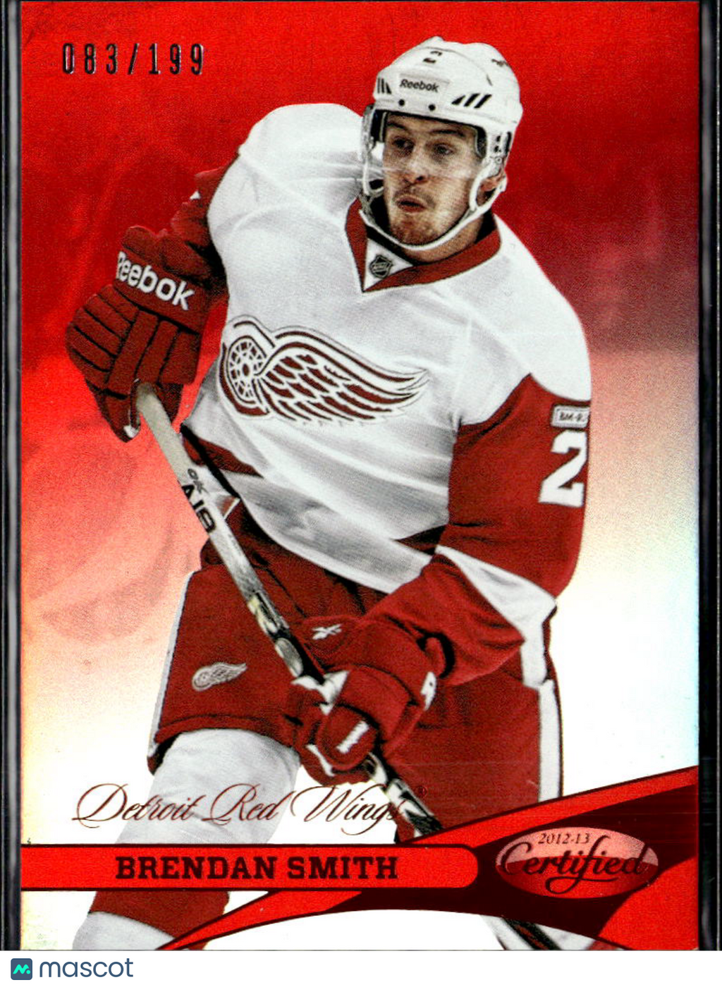 Brendan Smith 2012 Panini Certified Red /199 Detroit Red Wings