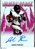 Jared Pinkney 2020 Leaf Valiant Rising Stock Auto Autograph Vanderbilt /15