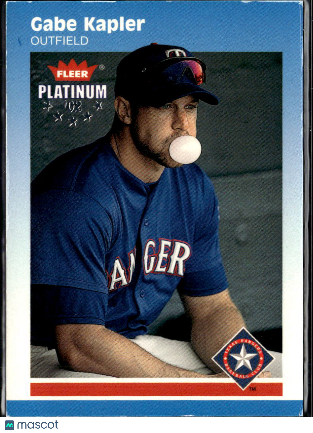 Gabe Kapler 2002 Fleer Platinum 131/202 Texas Rangers