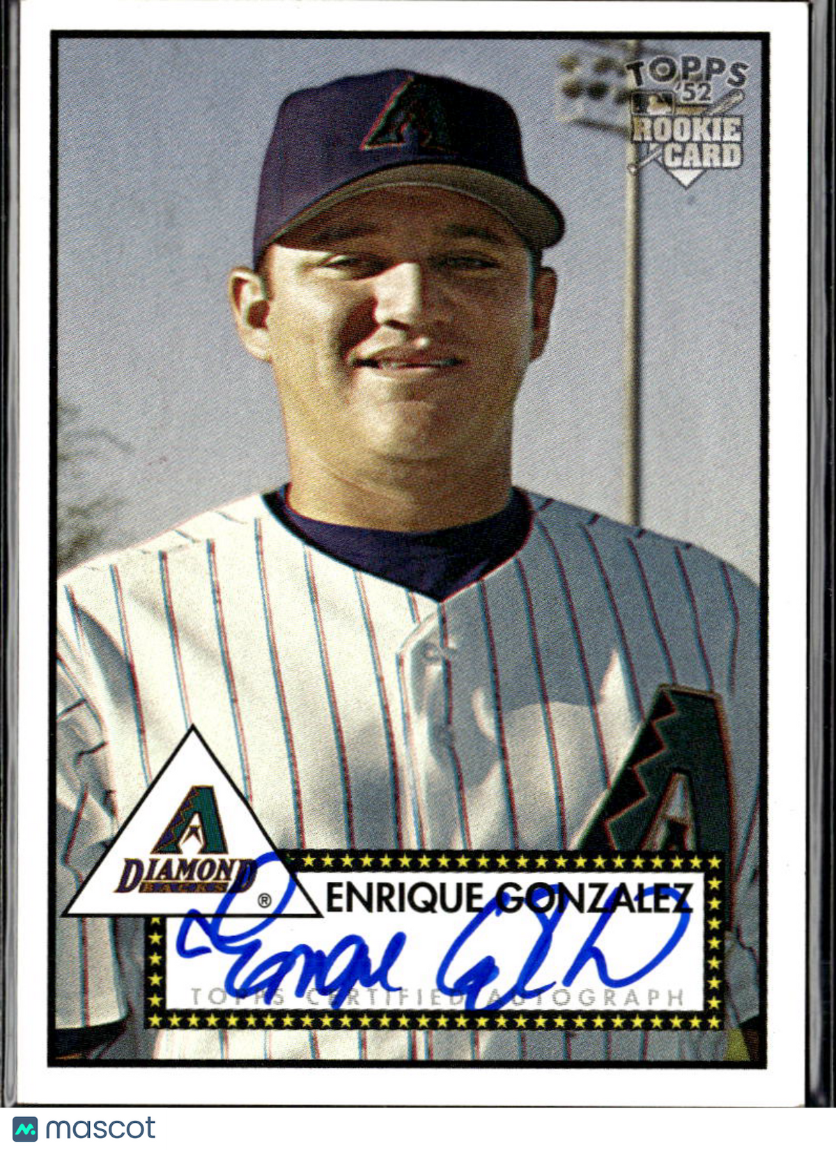 Enrique Gonzalez 2006 Topps 52 Auto Autograph Arizona Diamondbacks