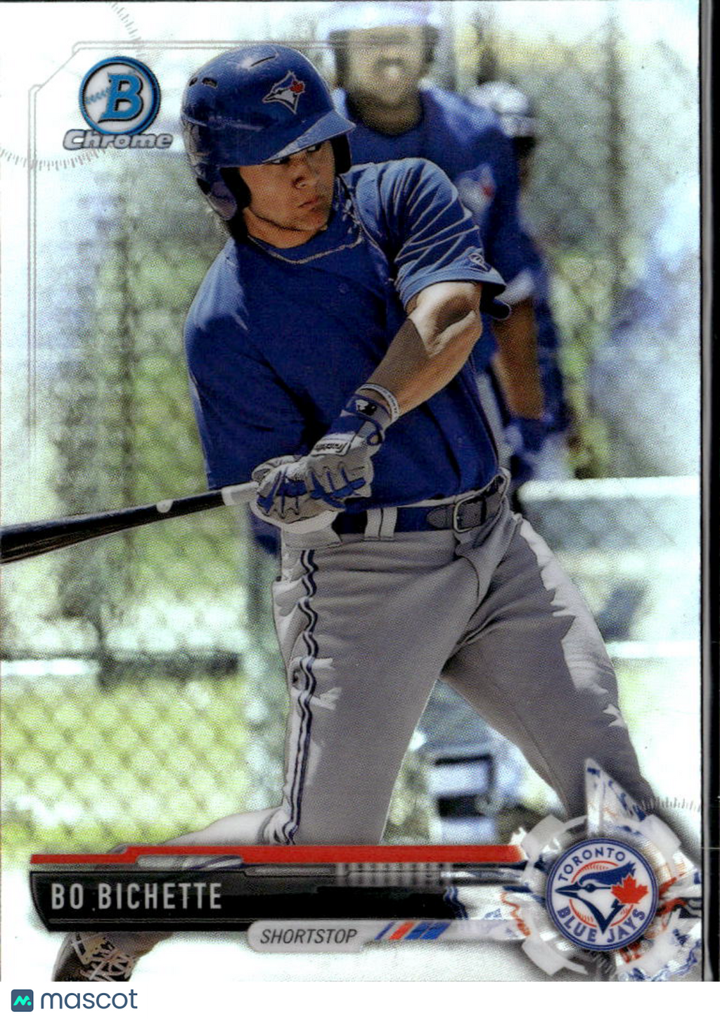 Bo Bichette 2017 Bowman Chrome Draft Refractor Toronto Blue Jays