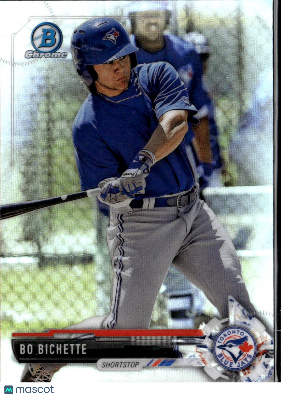 Bo Bichette 2017 Bowman Chrome Draft Refractor Toronto Blue Jays