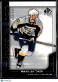 Mikko Lehtonen 2006 SP Authentic Future Watch /999 Nashville Predators