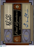 Aaron Hicks Kyle Gibson 2012 Upper Deck SP Auto Autograph Twins