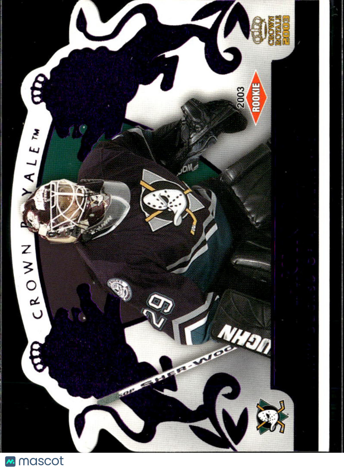 Martin Gerber 2003 Pacific Crown Royale Purple /799 Mighty Ducks of Anaheim