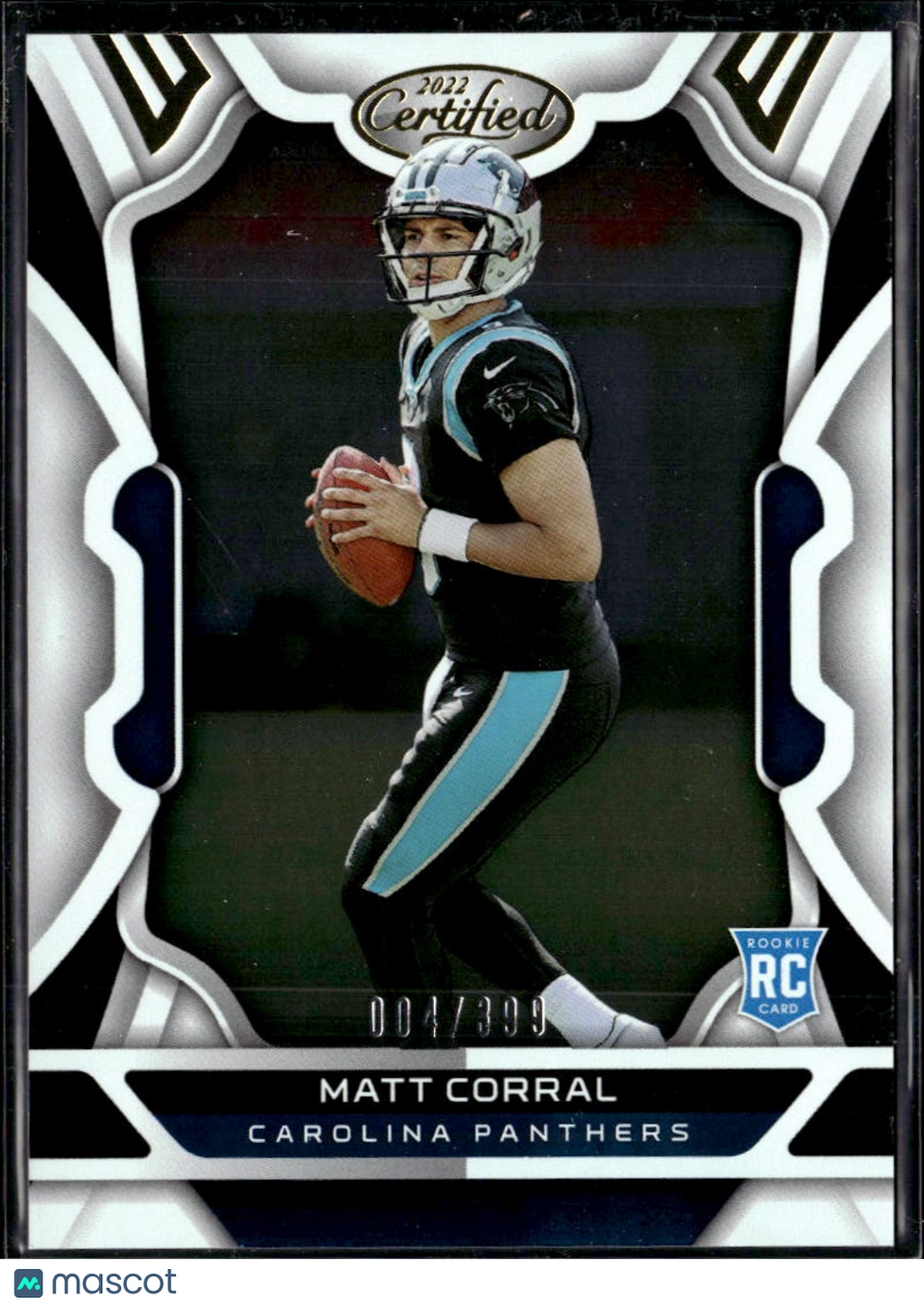 Matt Corral 2022 Certified Rookie RC /399 Carolina Panthers