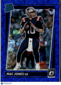Mac Jones 2021 Optic Rated Rookie Blue Scope New England Patriots