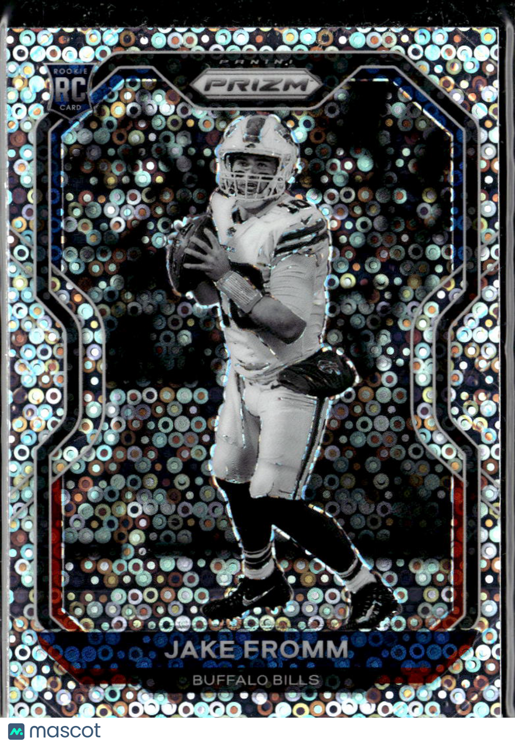 Jake Fromm 2020 Prizm RC Negative Disco Rookie RC Buffalo Bills