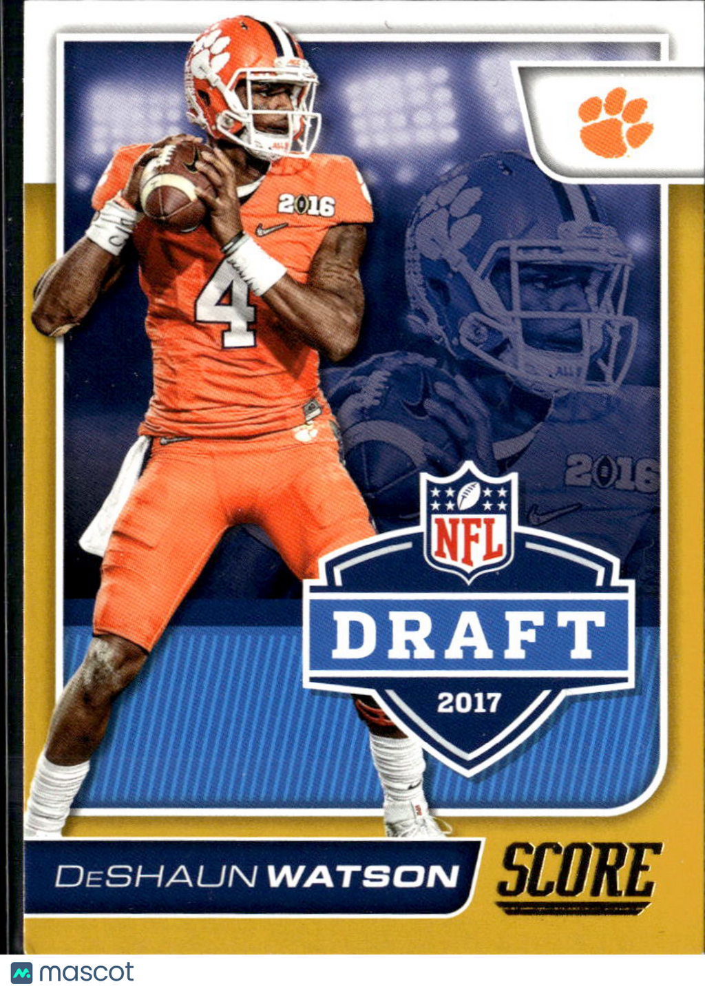 Deshaun Watson 2017 Panini Score GOLD Rookie RC Clemson Tigers
