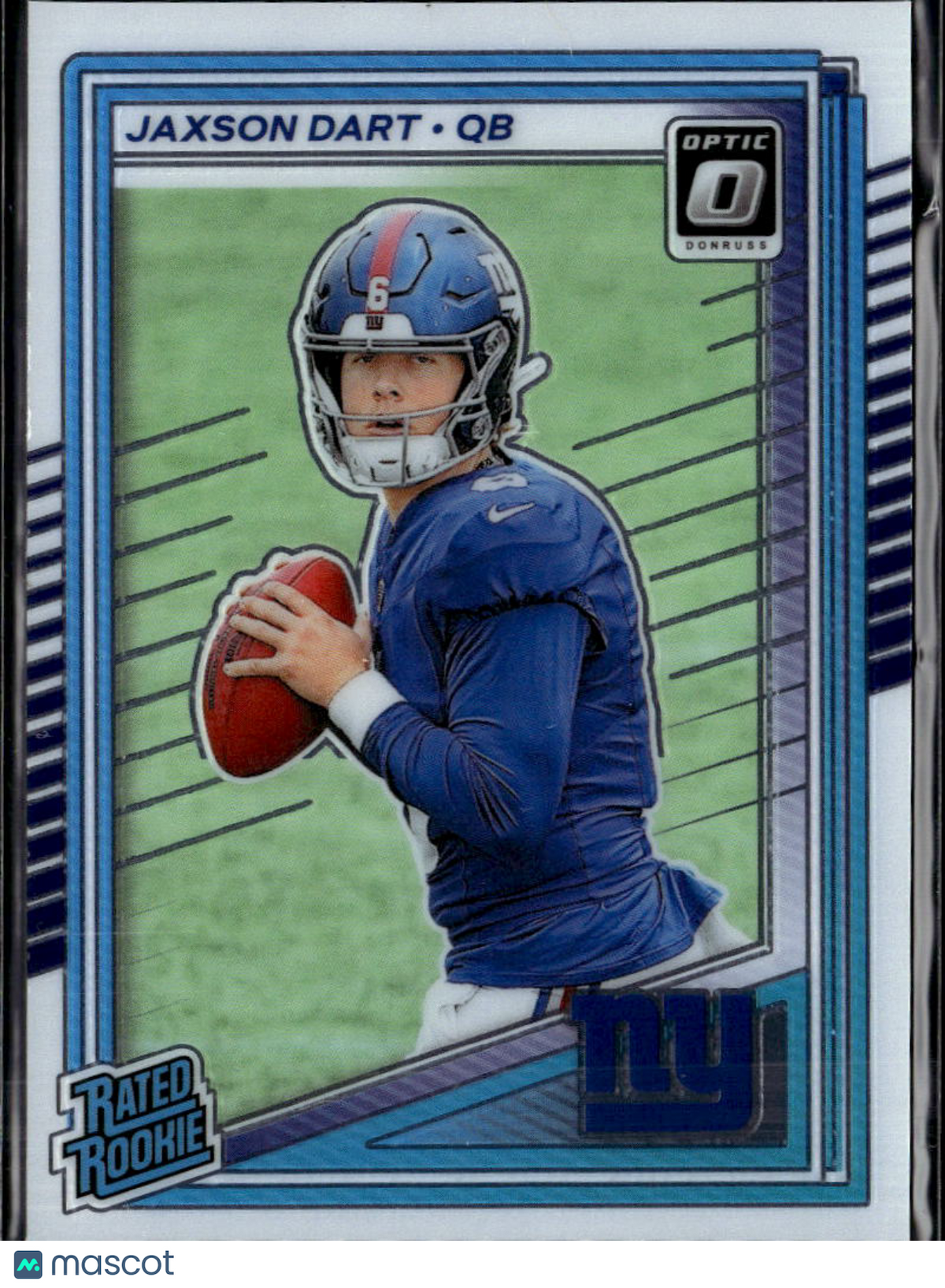 Jaxson Dart 2025 Optic Rated Rookie RC New York Giants