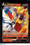 Cinderace V Holo Black Star Promo #SWSH015