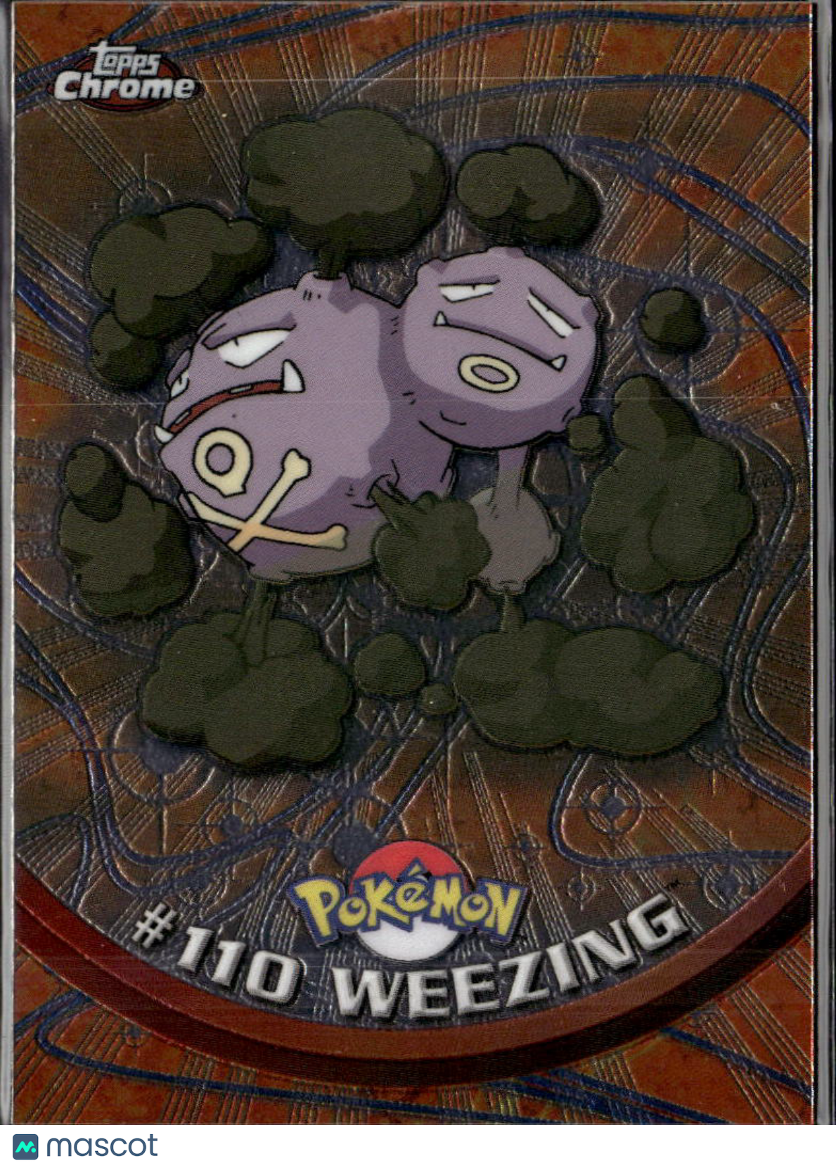 Weezing 2000 Topps Chrome Series 1 Chrome #110