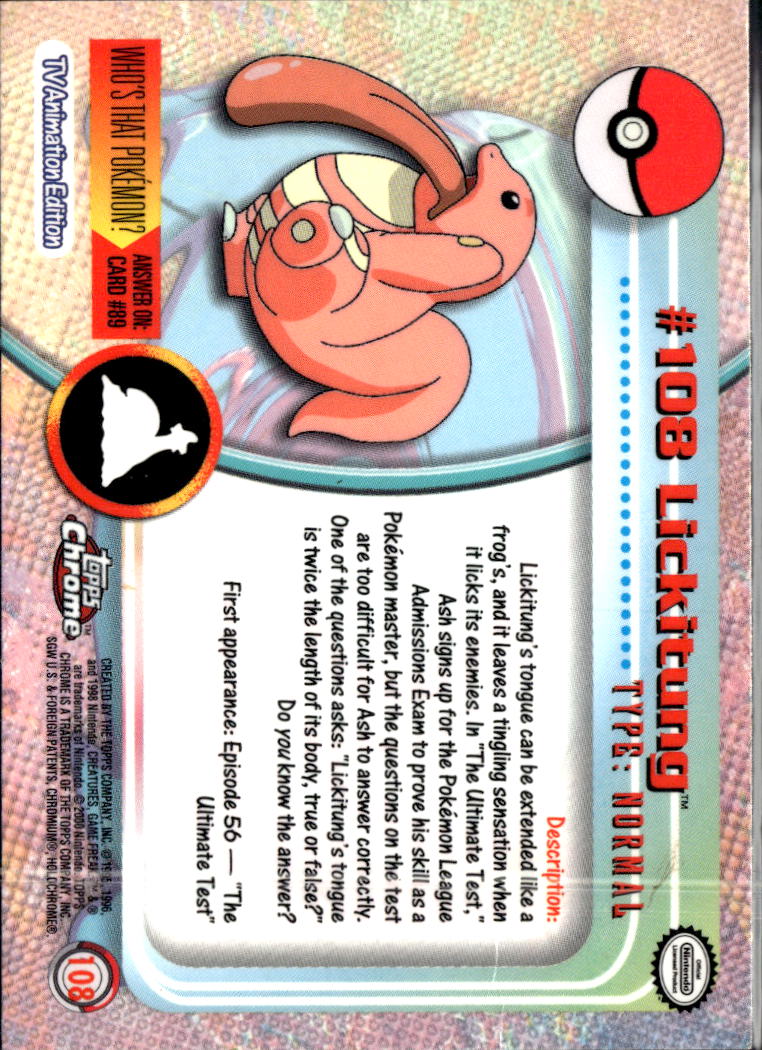 Lickitung Holo #108