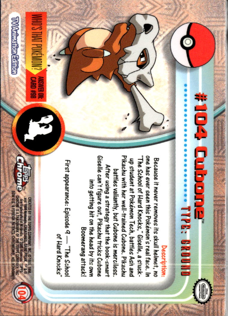 Cubone #104