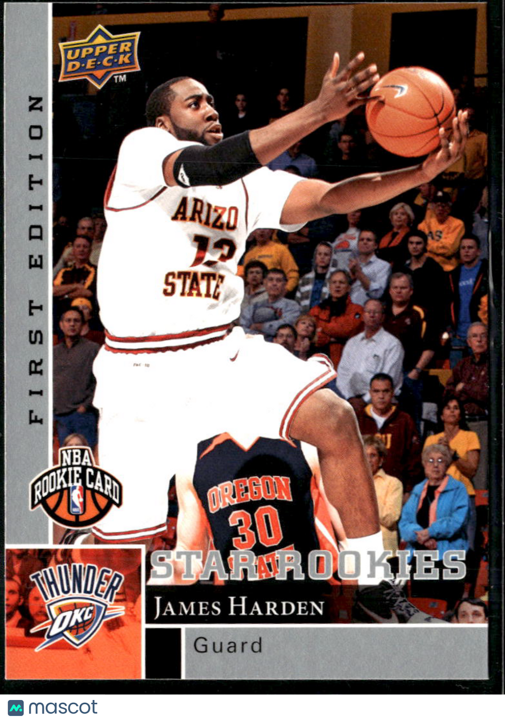 James Harden 2009 Upper Deck First Edition Rookie RC Oklahoma City Thunder