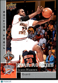 James Harden 2009 Upper Deck First Edition Rookie RC Oklahoma City Thunder