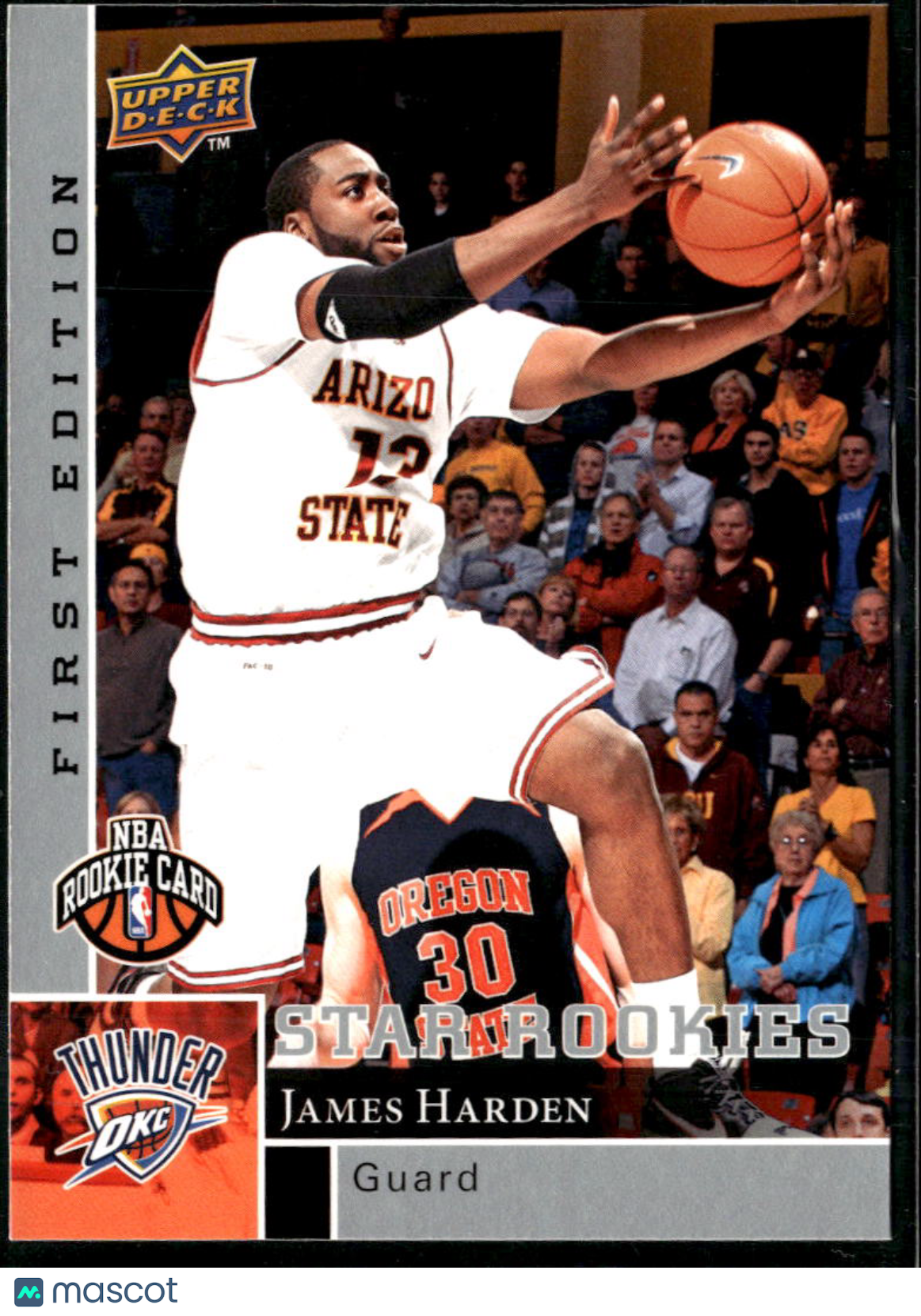 James Harden 2009 Upper Deck First Edition Rookie RC Oklahoma City Thunder