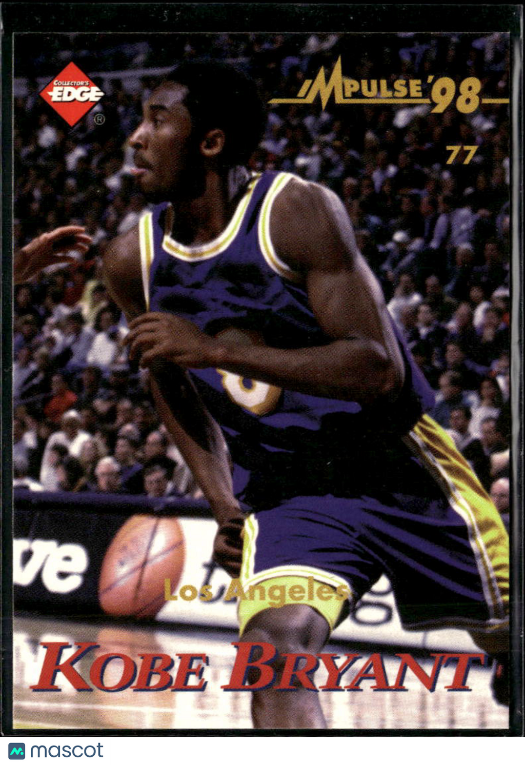 Kobe Bryant 1998 Collector's Edge Impulse Los Angeles Lakers