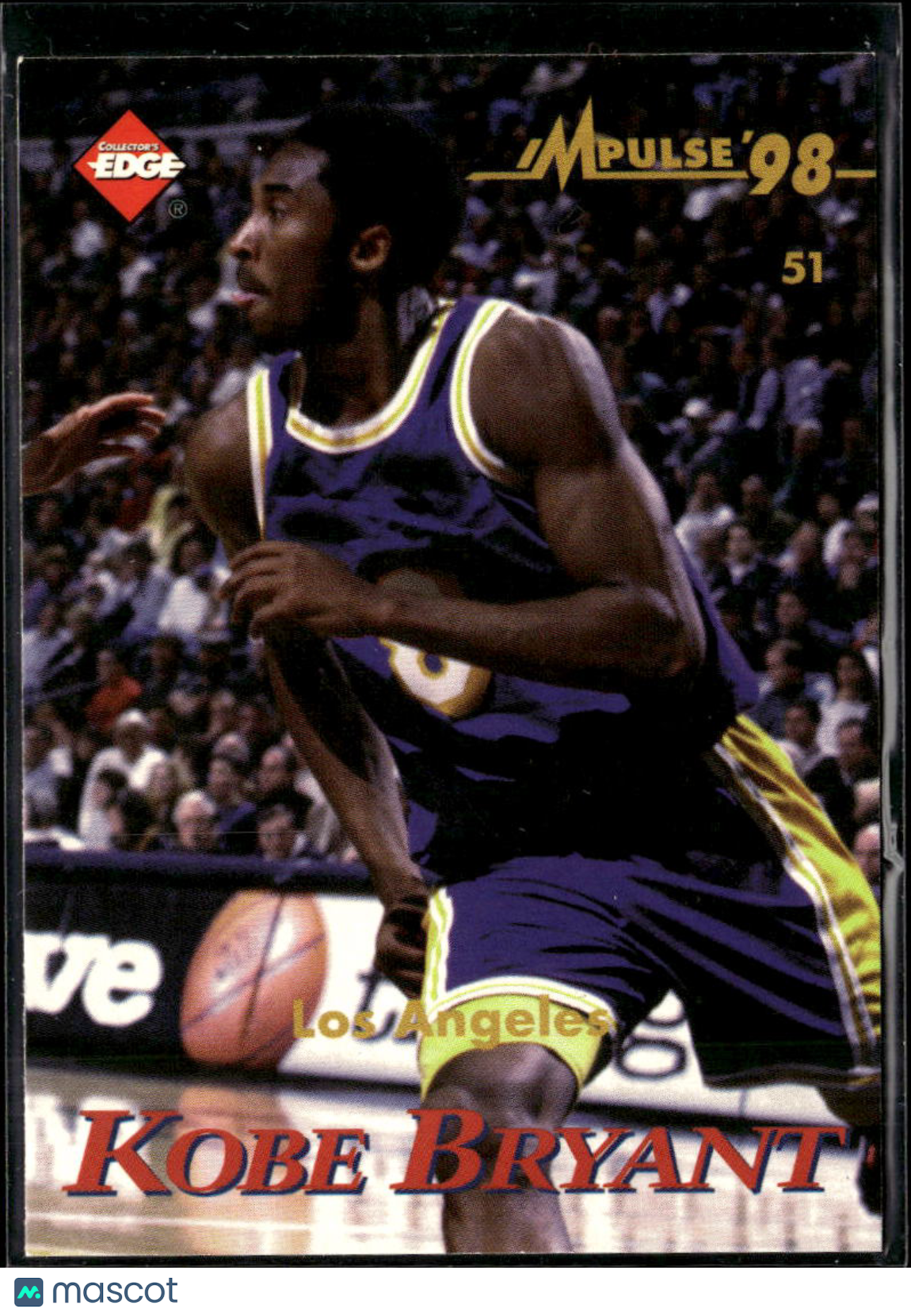 Kobe Bryant 1998 Collector's Edge Impulse Los Angeles Lakers