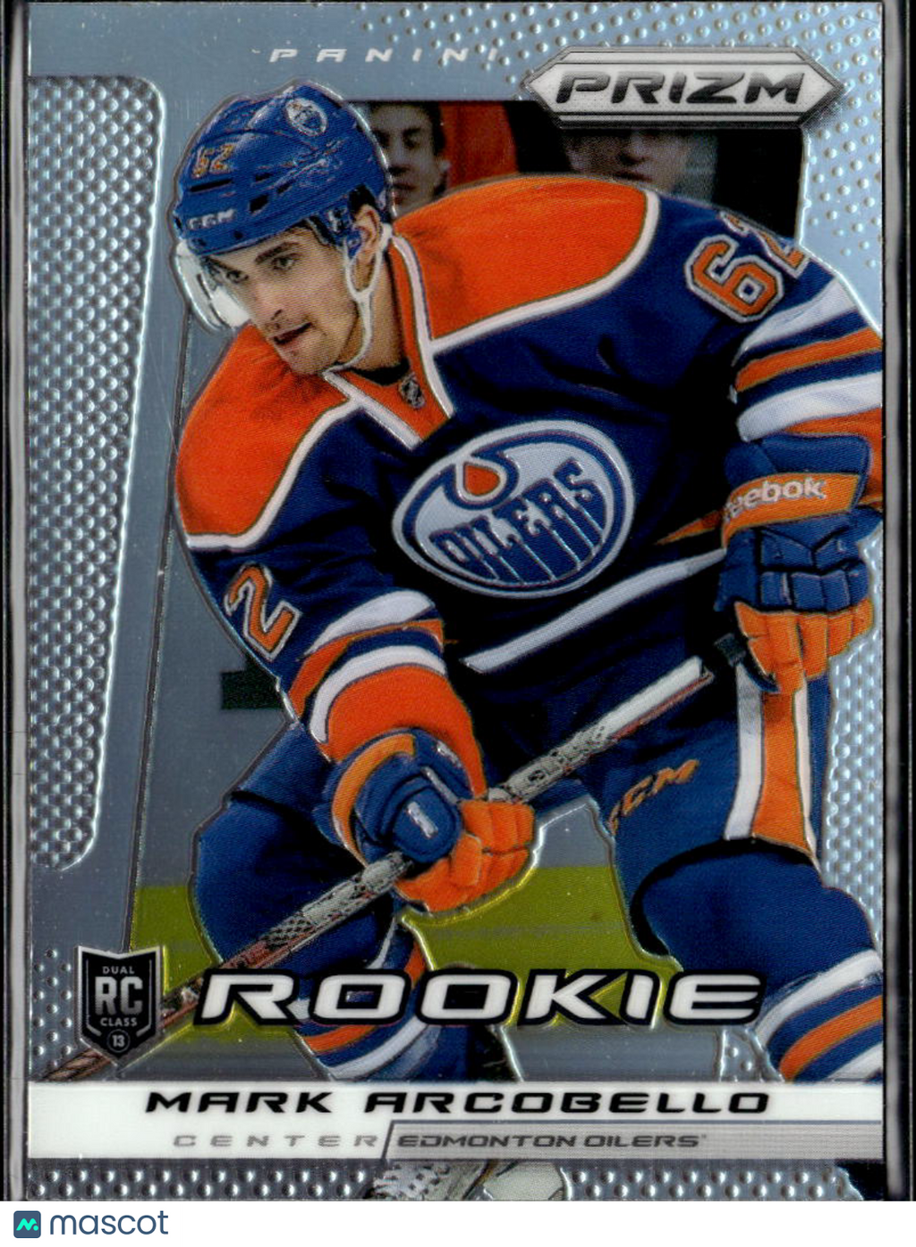 Mark Arcobello 2013 Panini Prizm Silver Prizm RC Edmonton Oilers
