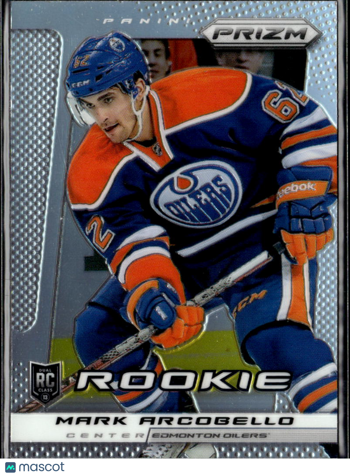Mark Arcobello 2013 Panini Prizm Silver Prizm RC Edmonton Oilers