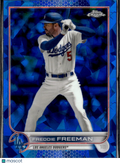 Freddie Freeman 2022 Topps Chrome Sapphire Los Angeles Dodgers