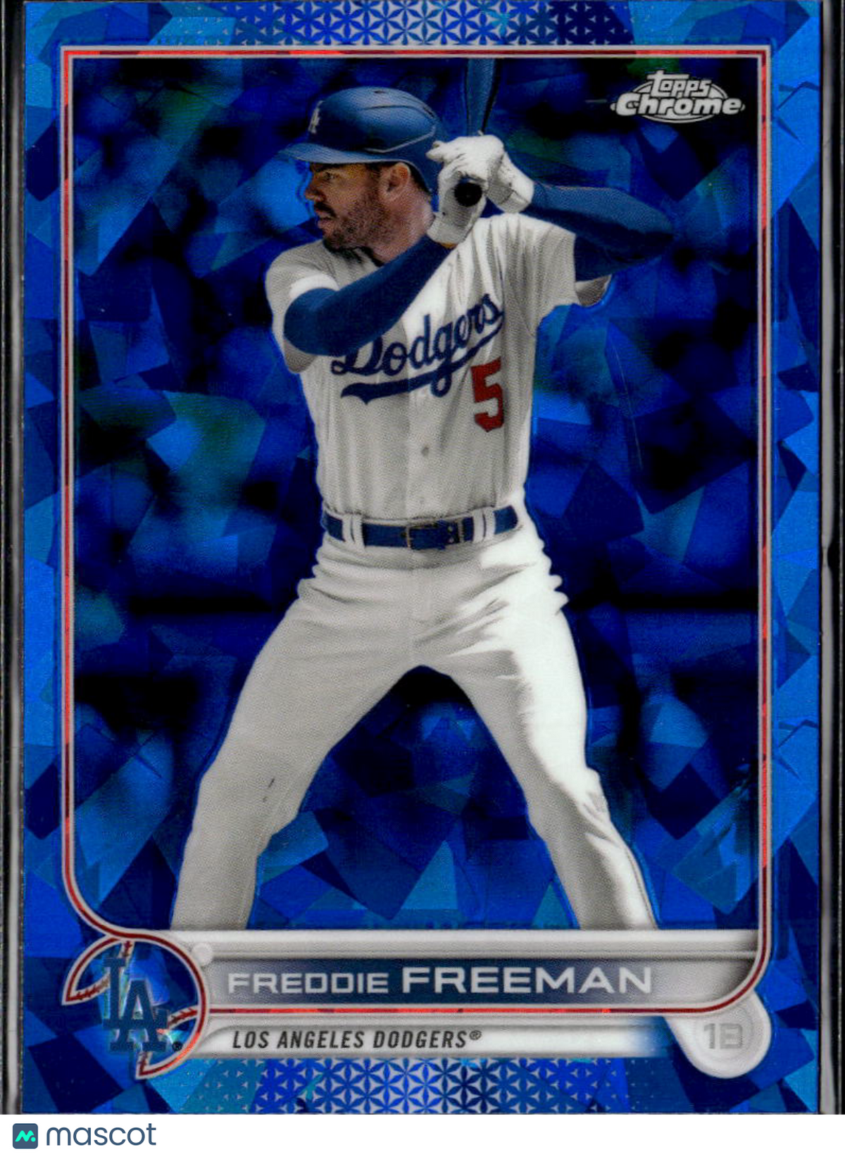 Freddie Freeman 2022 Topps Chrome Sapphire Los Angeles Dodgers